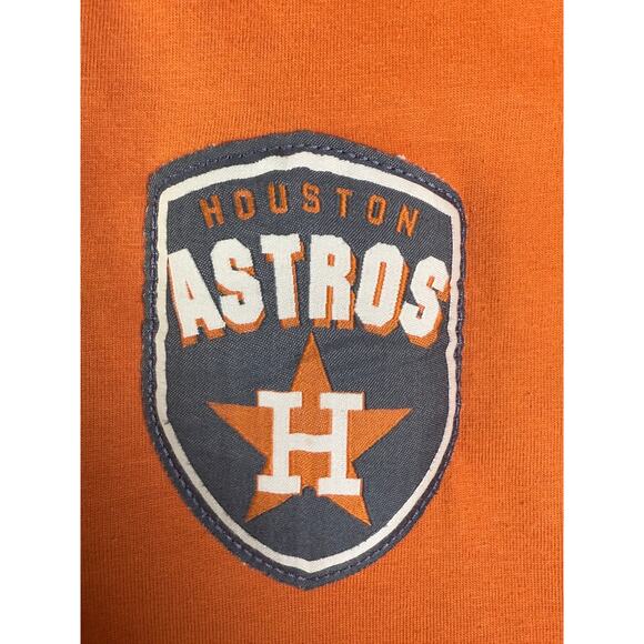 Houston Astros Majestic Cooperstown Collection Retro Hoodie Burnt Orange Men 2XL - Picture 4 of 8